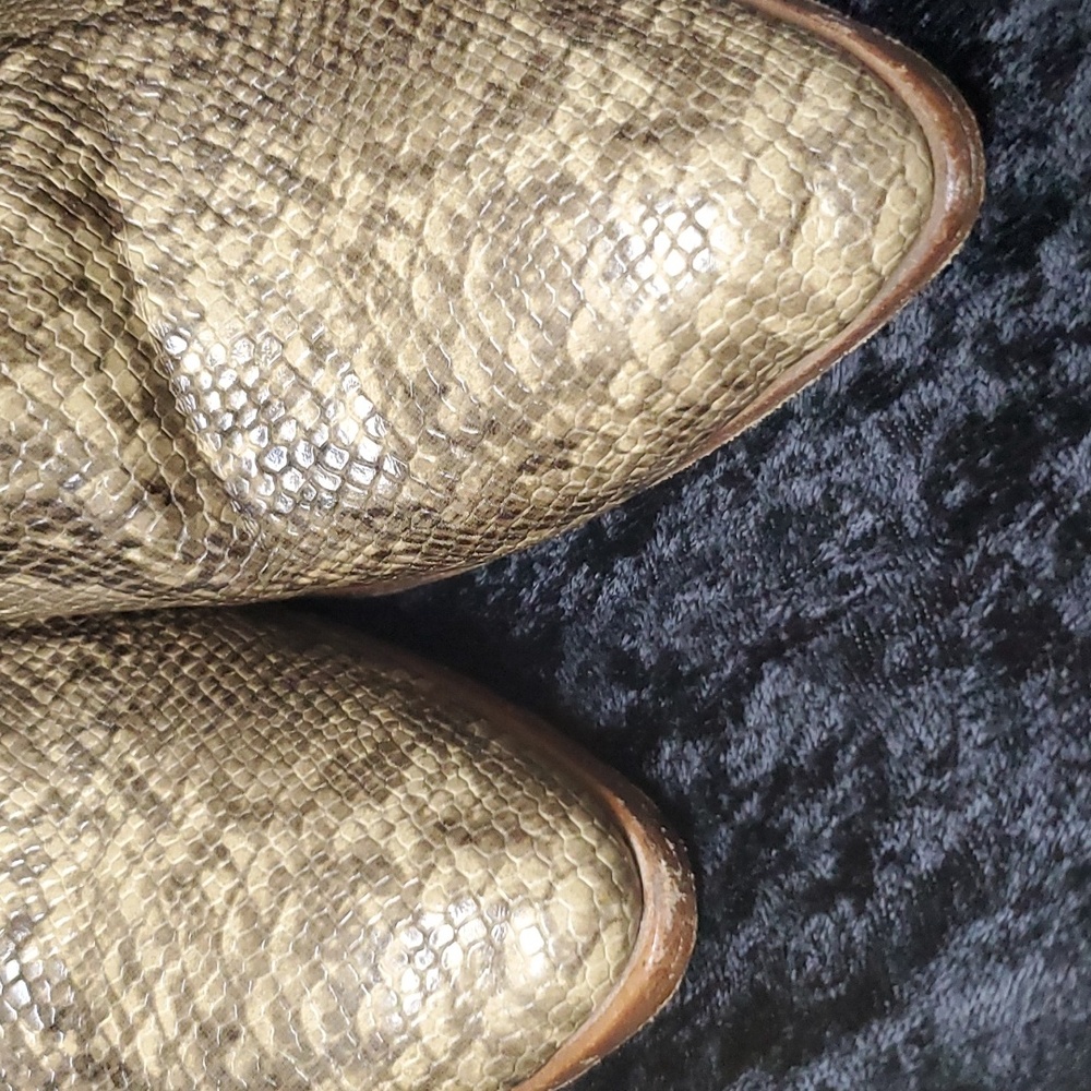 Gorgeous Raye Vegan Snakeskin 👢 Boots - Picture 4 of 12